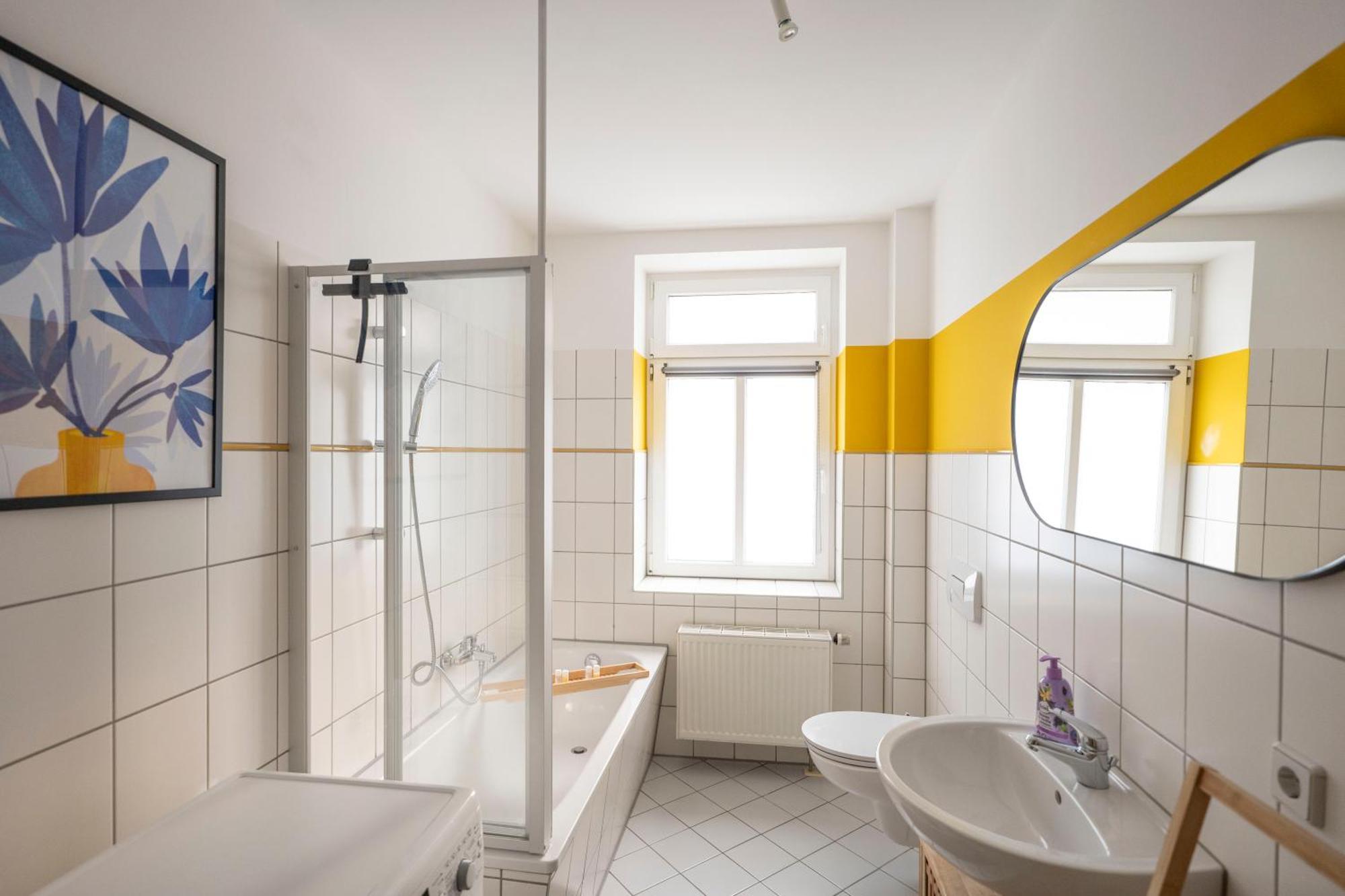 Boho-Suite - Sauna, Netflix, Nespresso, Zentral, Messe 켐니츠 외부 사진
